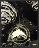 实体店 怡馨206海豚餐吊灯 LED K9水晶吊灯现代简约时尚包邮