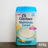 美国Gerber婴儿辅食混合谷物米糊嘉宝三段宝宝营养米粉3段454g
