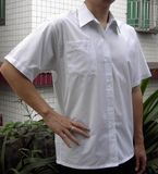 特价男衬衫 白色/天蓝色/粉红色 短袖衬衫 工作服 可绣字绣LOGO