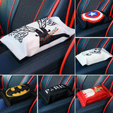 车载创意纸巾盒 汽车用抽纸盒套纸巾包座式卡通可爱车内用品饰品