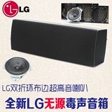 LG无源中置前置环绕音箱音响双喇叭铁网家庭影院功放用卫星箱