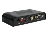 朗强2000视频信号转换器 VGA转AV 电脑转电视 VGA转BNC S端子1对3