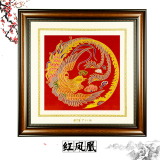 南京云锦框画中国风出国礼品民族间手工艺品