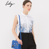 lily丽丽专柜正品代购现货2015春季女装新款通勤衬衫115260F4162