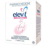 正品澳洲代购Elevit爱乐维复合维生素 100粒 含叶酸 备孕孕期产后