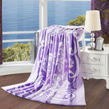 紫罗兰家纺毛巾被纯棉毛巾毯全棉单双人加厚空调毯毛巾毯夏季盖毯