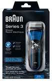 现货Braun/博朗 340s-4 干湿两用 电动剃须刀、390CC-4P送鼻毛器