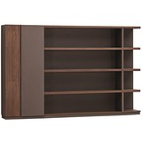 木质资料柜板式文件柜简易落地书架开放式办公室书柜高柜
