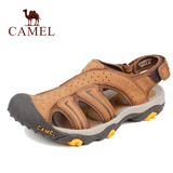 Camel/骆驼沙滩凉鞋 夏季户外包头防滑真皮透气男鞋 男士休闲鞋子
