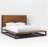 美式乡村loft复古铁艺床单双人床1.21.5 1.8米实木做旧宜家宾馆床