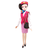 南航礼品珍藏版空姐娃娃套装 中国可儿娃娃仿真换装儿童玩具公仔