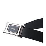 BALLY 巴利 男士牛皮平纹压纹双面用板扣皮带腰带 DERIU_35新款