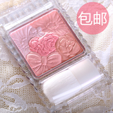 日本CANMAKE花瓣雕刻五色腮红 珠光粉嫩高光修容粉胭脂带刷 正品