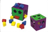潜力方形几何万花筒桌面塑料拼插积木幼儿园教具儿童早教益智玩具