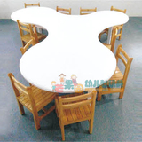 幼儿园亲子园儿童造型烤漆桌 学生桌学习桌课桌创意造型桌 BEK