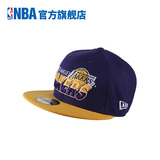 NBA New Era 湖人紫金配色篮球运动帽子 男女羊毛棒球帽 NE00064A