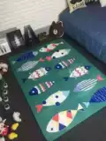韩国可爱儿童房地毯幼儿园爬行毯床边卧室卡通动物防滑地垫男女孩