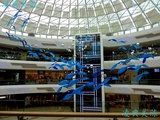 商场中庭大型装饰 展厅活动布置吊饰 春季美陈装饰定做