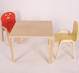 环保实木儿童桌椅幼儿园书桌靠背椅子宝宝餐桌子出口日韩正品促销