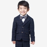 K5W童装西服 男童三件套 秋冬装新款中小童 韩版 男童套装 小西装