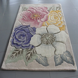 琪斯美地毯手工加厚水洗羊毛地毯客厅茶几地毯卧室地毯多图案预售