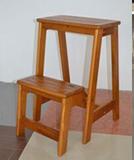 椅子变梯子多功能两用实木折叠椅 可变形楼梯椅 一椅多用全屋定制