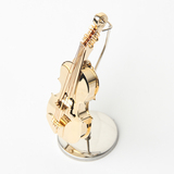 包邮 迷你小提琴 乐器模型 铜质小提琴 乐器摆件 男女生日礼物