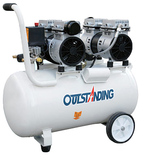 奥突斯OTS-550x2-50L 空气压缩机 小型无油空压机静音打气泵木工