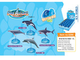 4D拼装玩具恐龙蛋 拼插海洋动物玩具模型 海豚座头鲸大白鲨逆戟鲸