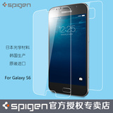 Spigen韩国进口三星galaxy S6 Edge前后高清贴膜S6液晶膜保护膜