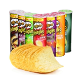Pringles品客薯片110g 烧烤/洋葱/香辣/奶酪 休闲零食膨化食品