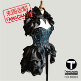 【APACAMP】LOLITA洛丽塔裙装/cosplay服装/抽褶/花边/蕾丝/系带