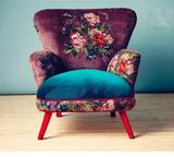 包邮美式乡村整装客厅实木休闲沙发椅 欧式老虎椅单人沙发可定制