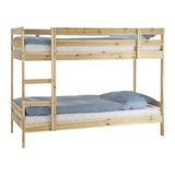正品包邮/南京宜家家居 IKEA代购 麦达 双层床架 松木高架床 实木