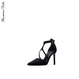 春季特惠 Massimo Dutti 女鞋 羊皮黑色绒面革包鞋 18033021800