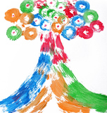 儿童创意特大画刷幼儿园专用笔刷画笔涂鸦绘画工具水彩水粉画刷子