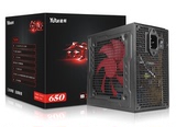 逾辉奇迹650 台式机 PC电脑电源 峰值功率650W 大风扇静音 超稳定