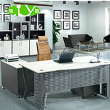 【骏跃】办公家具经理办公电脑台主管桌时尚老板桌钢木结构桌DB08