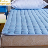 罗兰家纺可水洗折叠防滑夏季双人薄床垫透气床褥被褥1.8米1.5m床