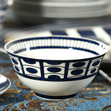 欧式碗勺创意出口陶瓷餐具套装 小米面碗汤碗骨瓷简约家用盘子