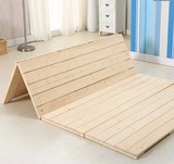 包邮折叠床架实木板床垫单双人简易榻榻米硬板铺板松木平板床板