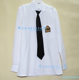学生校服韩版  英伦白衬衣长袖制服 学院风班服 时尚男生服装
