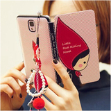 韩国iphone6S小红帽超薄翻盖手机皮套 三星S6edge+保护手机壳plus