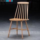 咖啡馆椅温莎椅子实木成人餐椅北欧风情芬兰设计师宜家热销家具