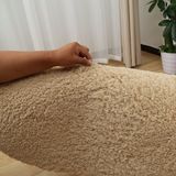 新品羊羔绒圆形地毯健身瑜伽地毯吊篮电脑椅地毯卧室客厅床边地毯