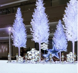 LED松柏树圣诞树灯1.5米led发光水晶灯树装饰彩树灯庭院防水树灯