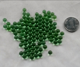 绿色6天包邮1000颗玻璃球11mm14mm绿色透明弹珠16毫米22/35mm圆球