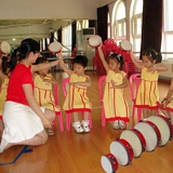 奥尔夫乐器儿童打击乐器专业铃鼓红铃鼓手拍鼓民族舞蹈用具羊皮鼓