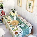 韩式 zakka棉麻餐桌布艺  卡通桌布 茶几布 台布 盖布 卡卡的花园