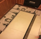 厨房长条加宽防滑地垫卫生间浴室门厅防滑脚垫创意卡通地毯门垫